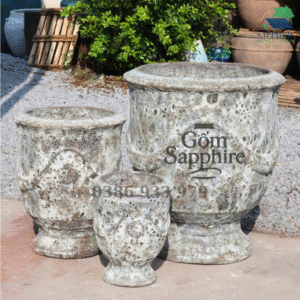 SAP1295929 - Bộ 3 - Cúp men sôi giả đá