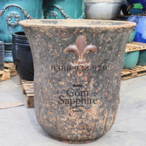 SAP20125942 - 1 Chậu - Men sôi rỉ sét